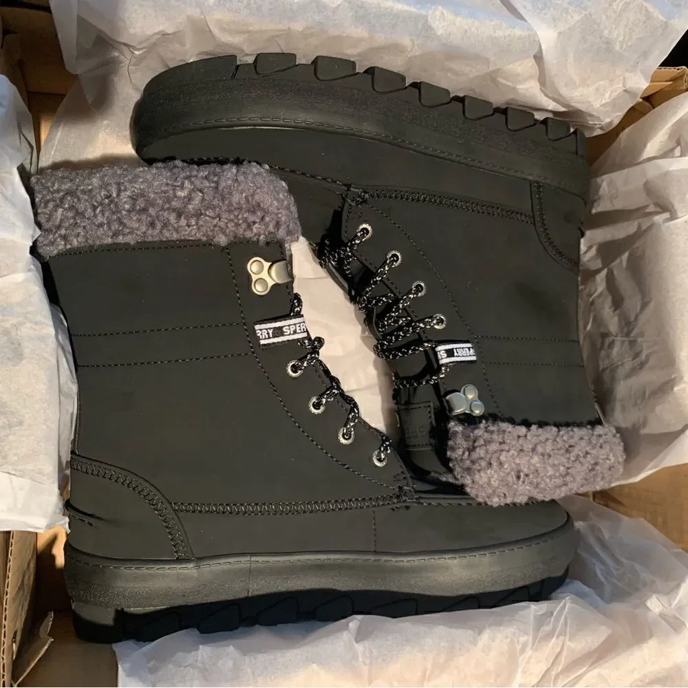 Sperry | Juneau Faux Shearling Trim Winter Boot